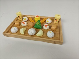 [p3221] 早餐早点大套装18件